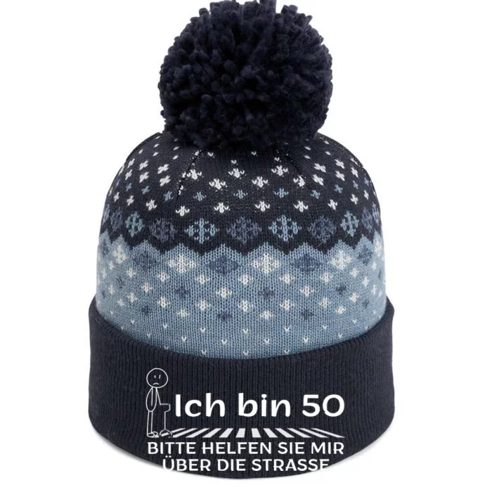 Ich Bin 50 Bitte Helfen Sie Mir üBer Die Strasse The Baniff Cuffed Pom Beanie