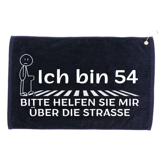 Ich Bin 54 Bitte Helfen Sie Mir üBer StraßE 54th Birthday Grommeted Golf Towel