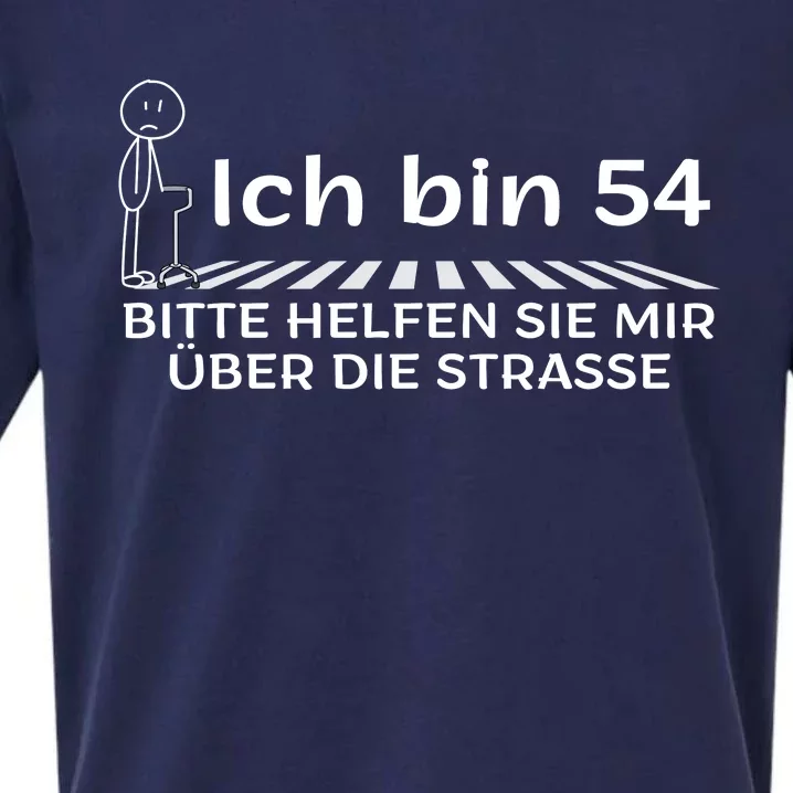 Ich Bin 54 Bitte Helfen Sie Mir üBer StraßE 54th Birthday Sueded Cloud Jersey T-Shirt