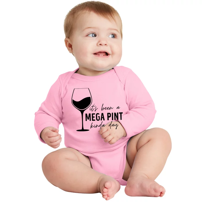 It's Been A Mega Pint Kinda Day Johnny Deep Baby Long Sleeve Bodysuit