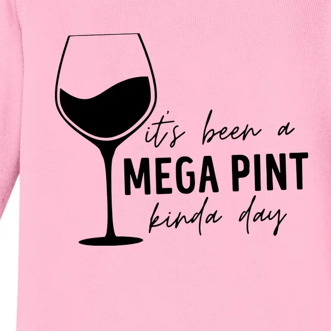 It's Been A Mega Pint Kinda Day Johnny Deep Baby Long Sleeve Bodysuit