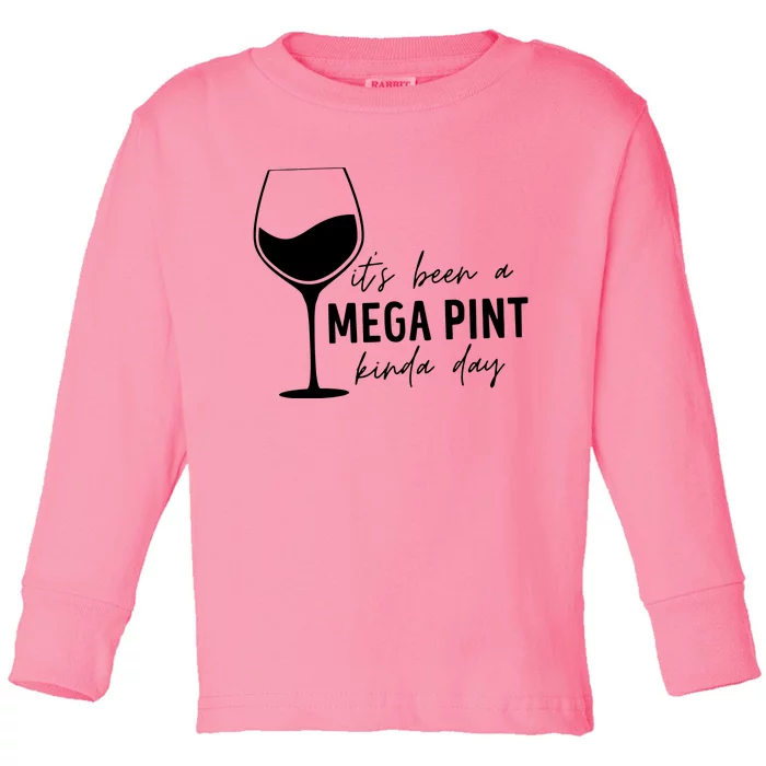 It's Been A Mega Pint Kinda Day Johnny Deep Toddler Long Sleeve Shirt