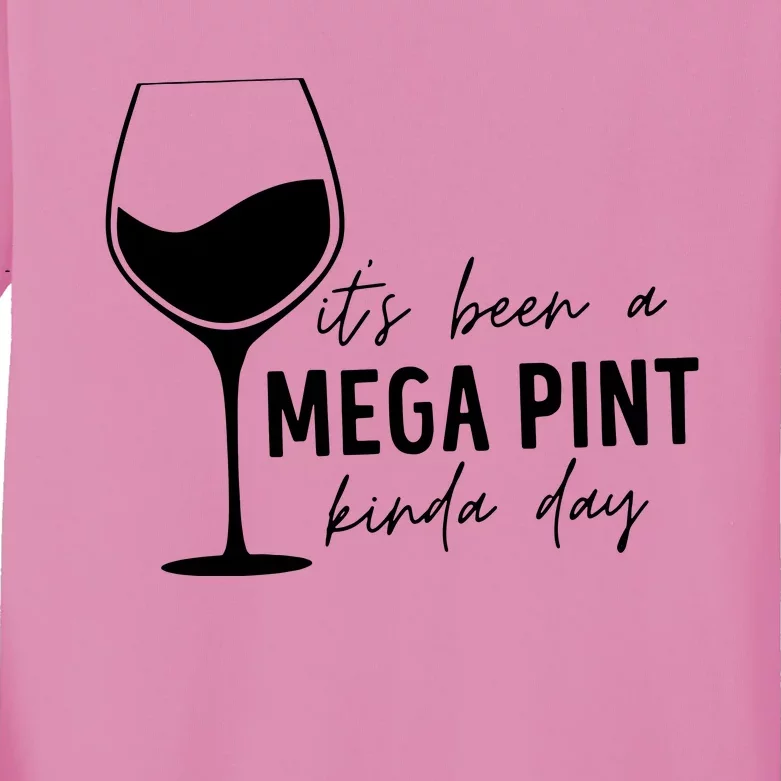 It's Been A Mega Pint Kinda Day Johnny Deep Kids Long Sleeve Shirt