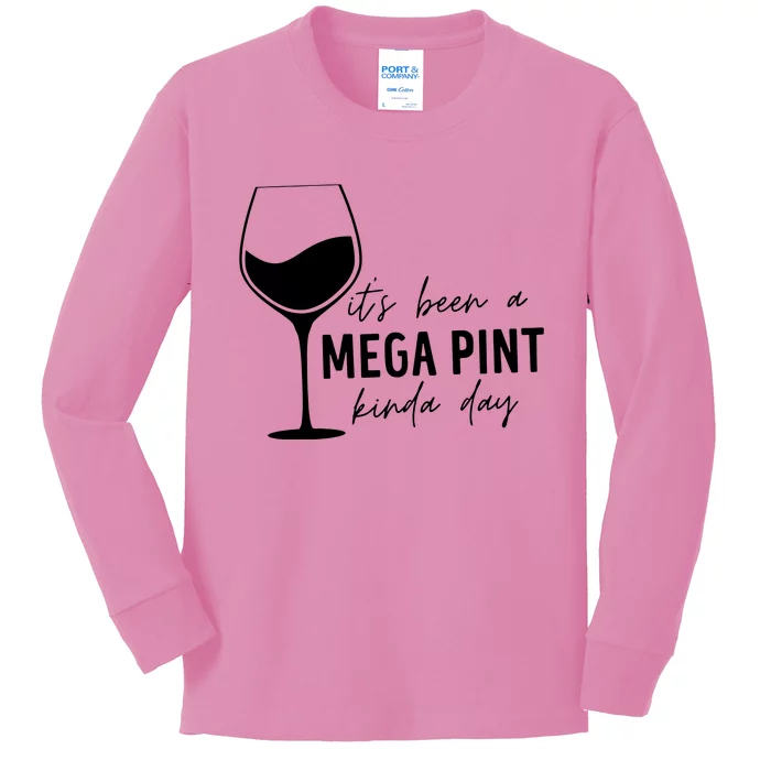 It's Been A Mega Pint Kinda Day Johnny Deep Kids Long Sleeve Shirt