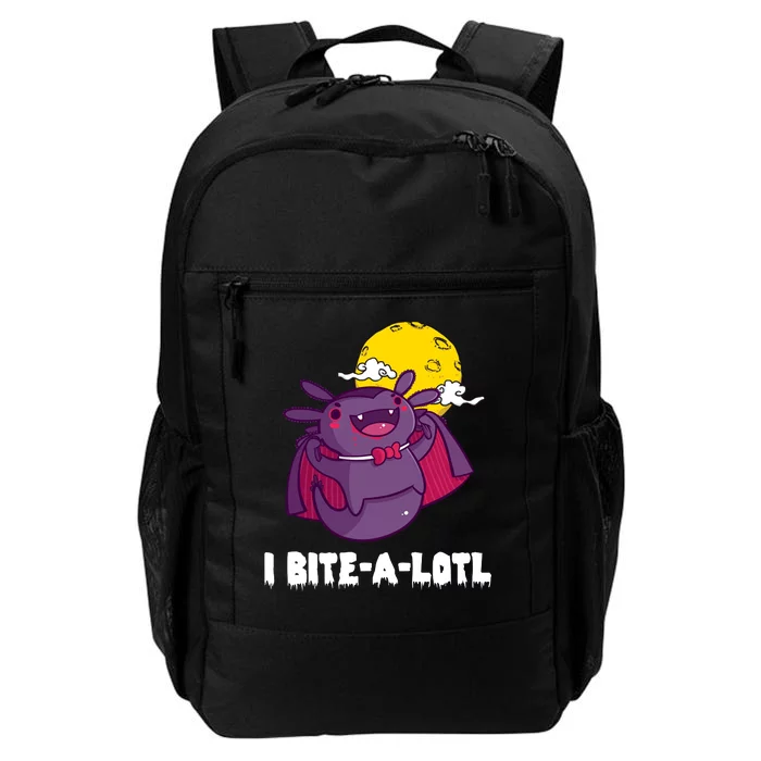 I Bite A Lot Axolotl Funny Halloween Vampire Daily Commute Backpack