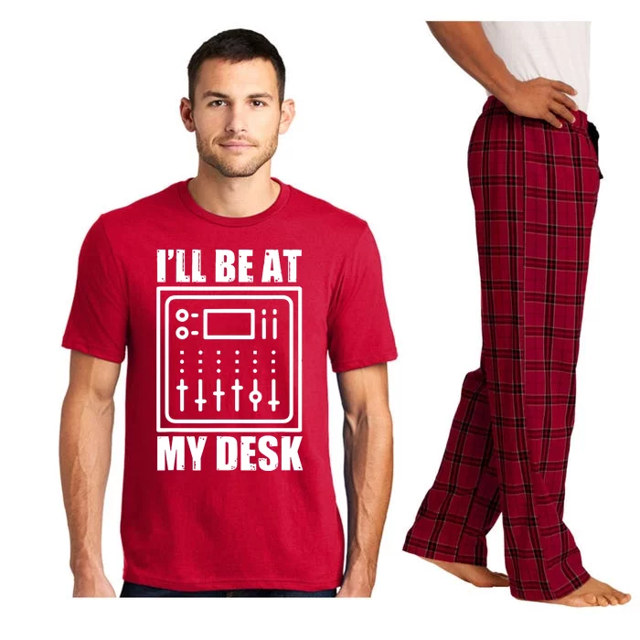 Ill Be At My Desk Sound Technician Pajama Set