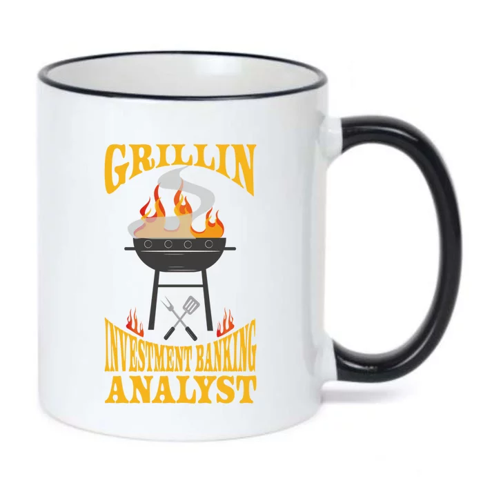 Investt Banking Analyst Bbq Grill Smoker And Barbecue Chef Great Gift Black Color Changing Mug