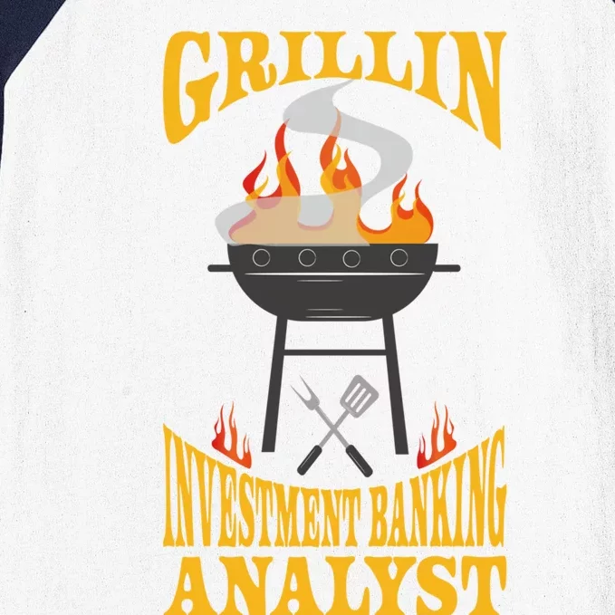 Investt Banking Analyst Bbq Grill Smoker And Barbecue Chef Great Gift Baseball Sleeve Shirt