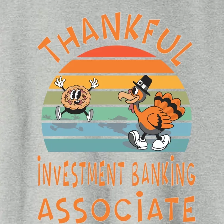 Investt Banking Associate Job Funny Thanksgiving Great Gift Women's Crop Top Tee