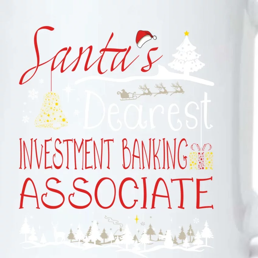 Investt Banking Associate Xmas Job Cute Christmas Meaningful Gift Black Color Changing Mug