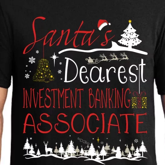 Investt Banking Associate Xmas Job Cute Christmas Meaningful Gift Pajama Set