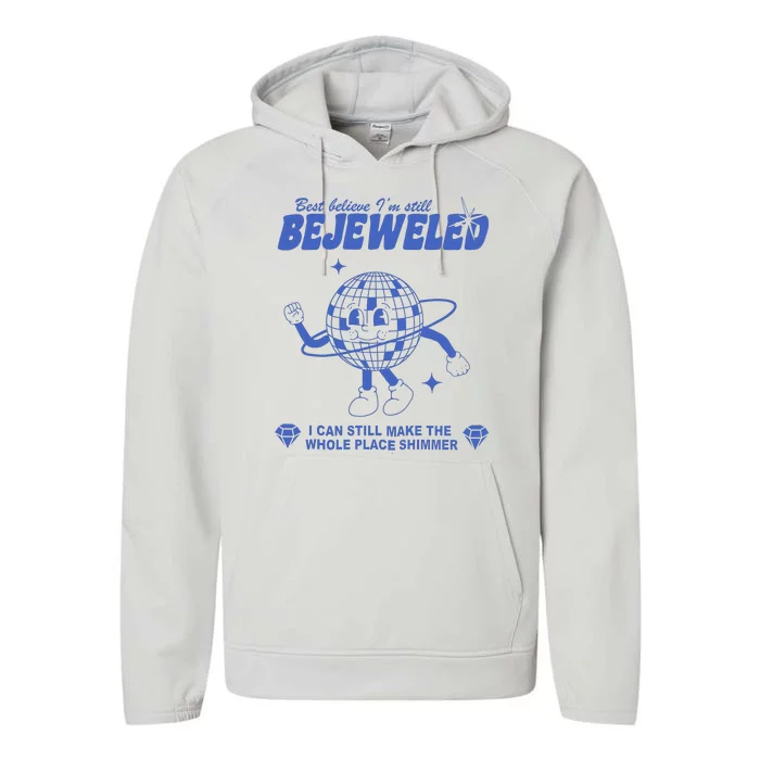 I'm Bejeweled Aesthetic Make The Whole Place Shimmer Performance Fleece Hoodie