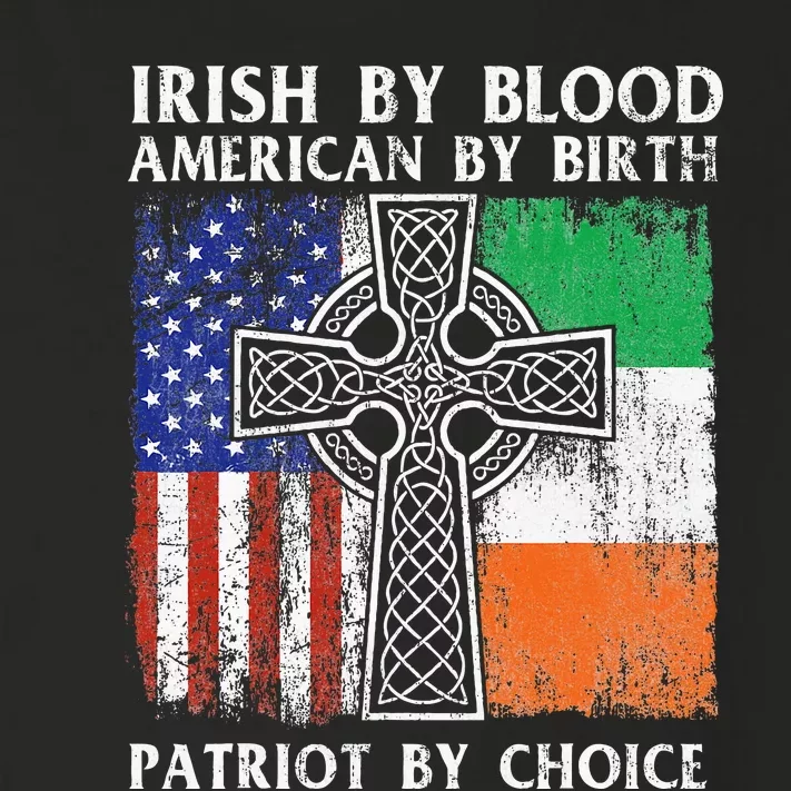 Irish By Blood American By Birth Patriot By Choice Ireland Toddler Long Sleeve Shirt