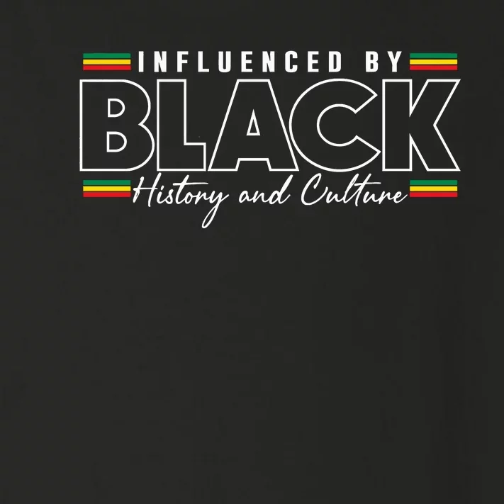 Influenced By Black History And Culture Toddler Long Sleeve Shirt