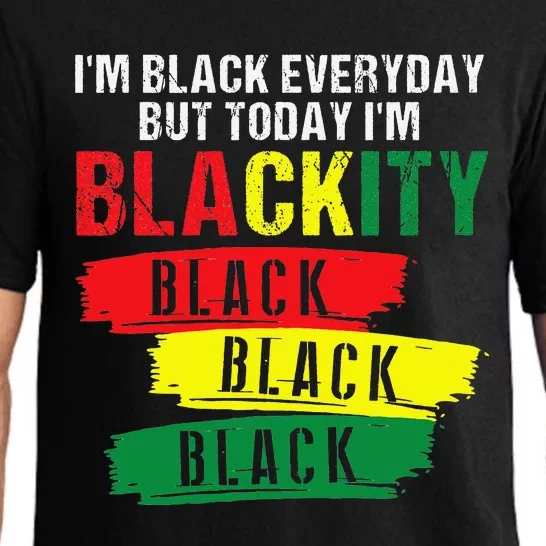 I'm Blackity Black African American Black Power Juneteenth Pajama Set