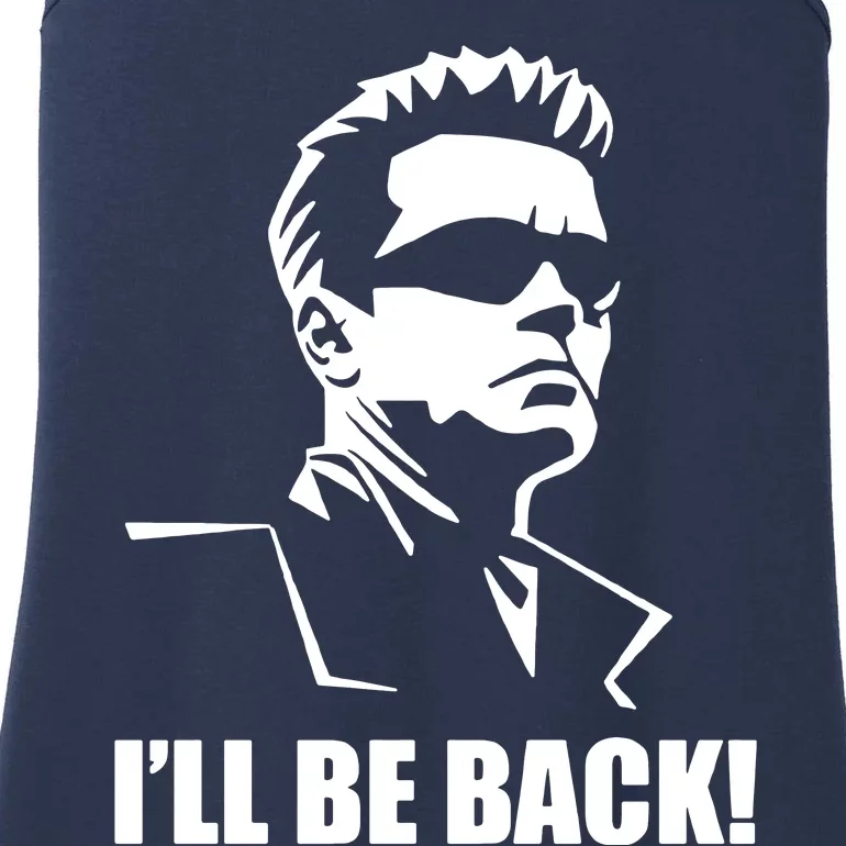 Ill Be Back Ladies Essential Tank