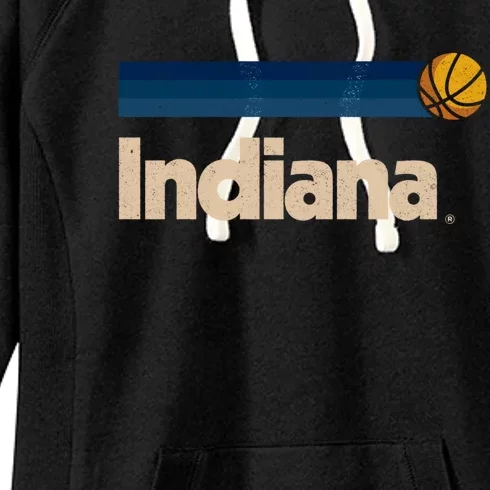 Indianapolis Basketball Bcool Giftball City Indiana Indianapolis Gift Women's Fleece Hoodie