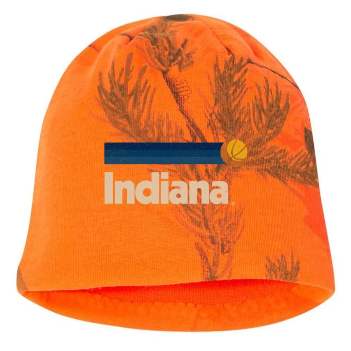 Indianapolis Basketball Bcool Giftball City Indiana Indianapolis Gift Kati - Camo Knit Beanie