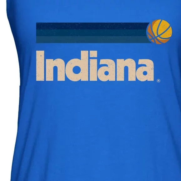 Indianapolis Basketball Bcool Giftball City Indiana Indianapolis Gift Ladies Essential Flowy Tank