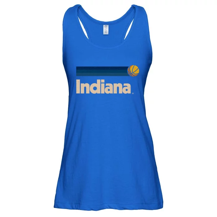 Indianapolis Basketball Bcool Giftball City Indiana Indianapolis Gift Ladies Essential Flowy Tank