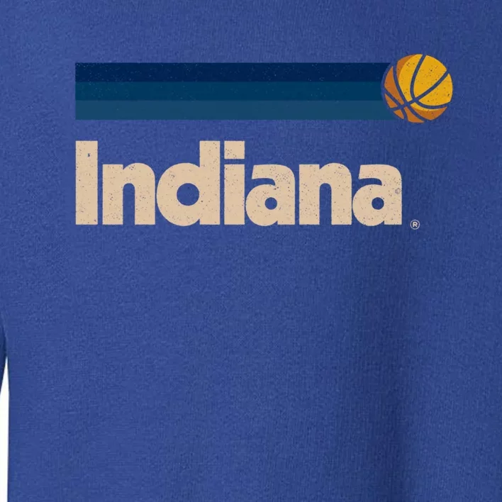 Indianapolis Basketball Bcool Giftball City Indiana Indianapolis Gift Toddler Sweatshirt