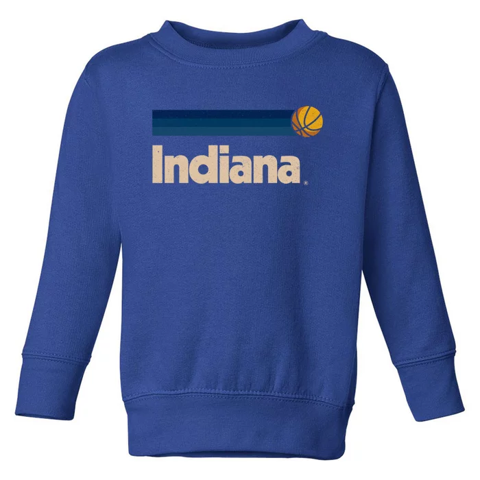 Indianapolis Basketball Bcool Giftball City Indiana Indianapolis Gift Toddler Sweatshirt