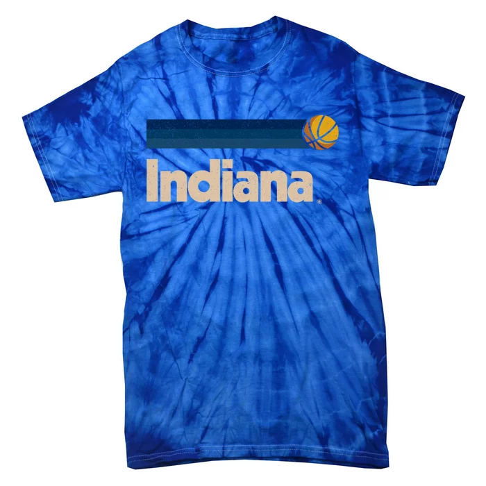 Indianapolis Basketball Bcool Giftball City Indiana Indianapolis Gift Tie-Dye T-Shirt