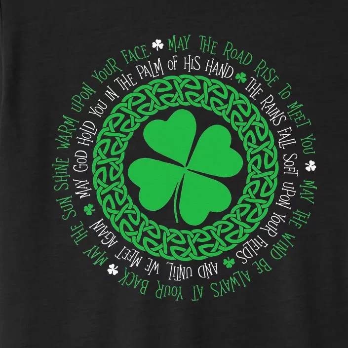 Irish Blessing Celtic Knot 4 Leaf Clover St. Patrick's Day ChromaSoft Performance T-Shirt