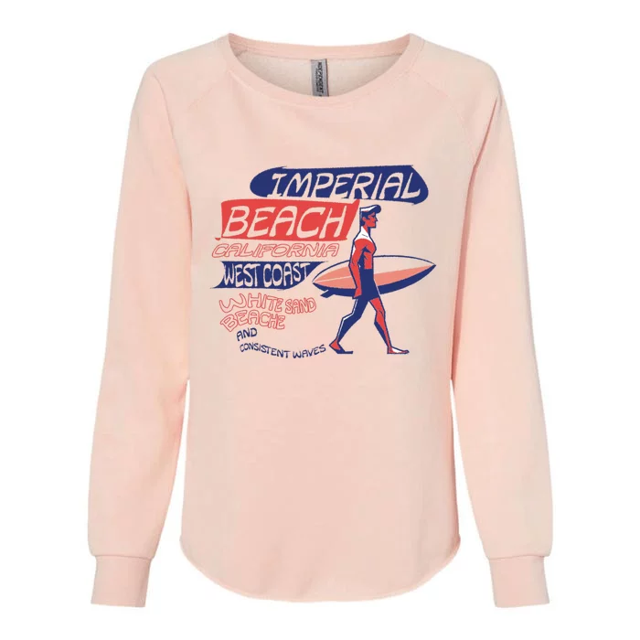 Imperial Beach California Womens California Wash Sweatshirt