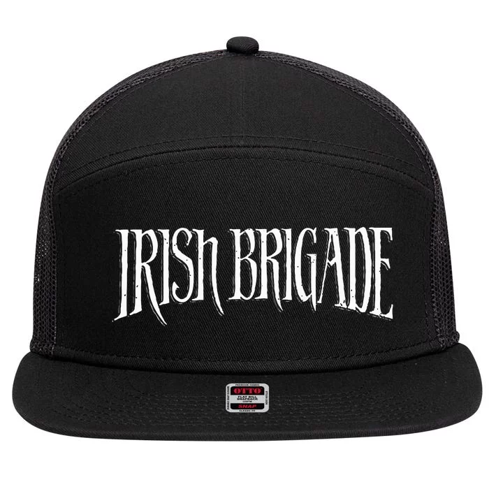 Irish Brigade Civil War 7 Panel Mesh Trucker Snapback Hat