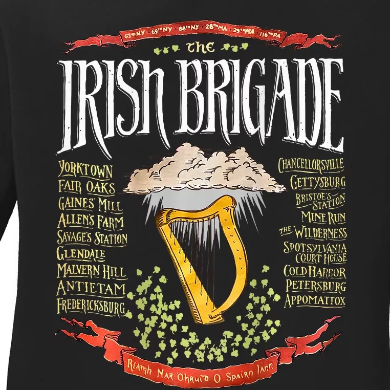 Irish Brigade Civil War Ladies Long Sleeve Shirt