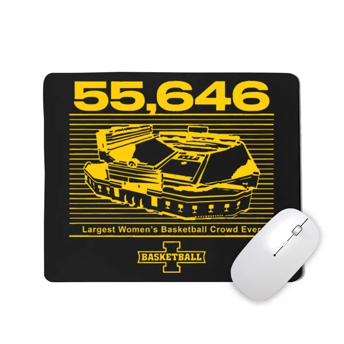 Iowa Basketball Crossover At Kinnick Mousepad