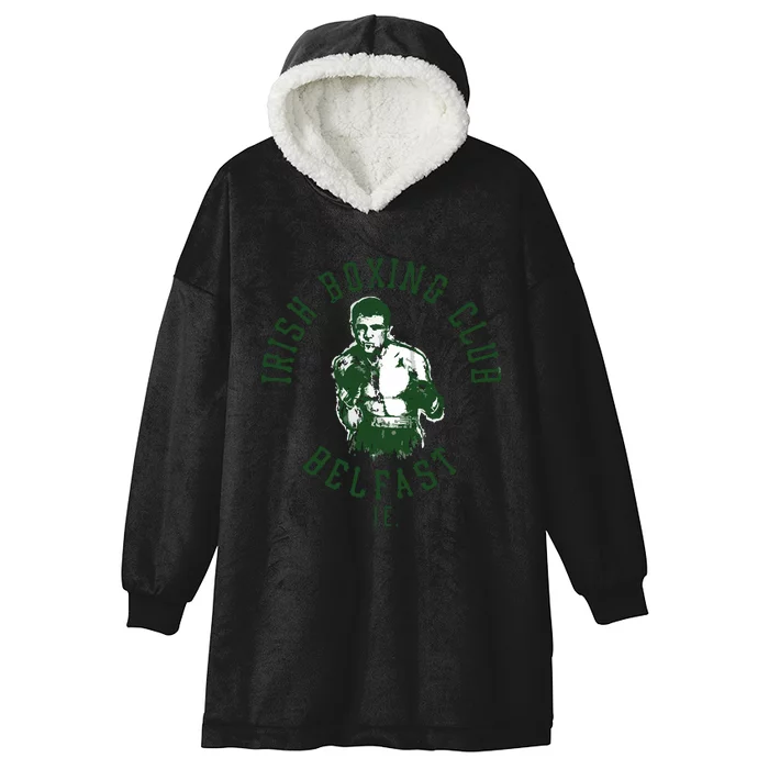 Irish Boxing Club Belfast Graphic Hooded Wearable Blanket