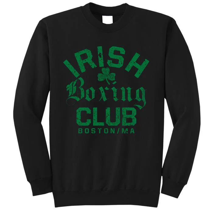 Irish Boxing Club Boston Massachusetts Funny Gift Sweatshirt