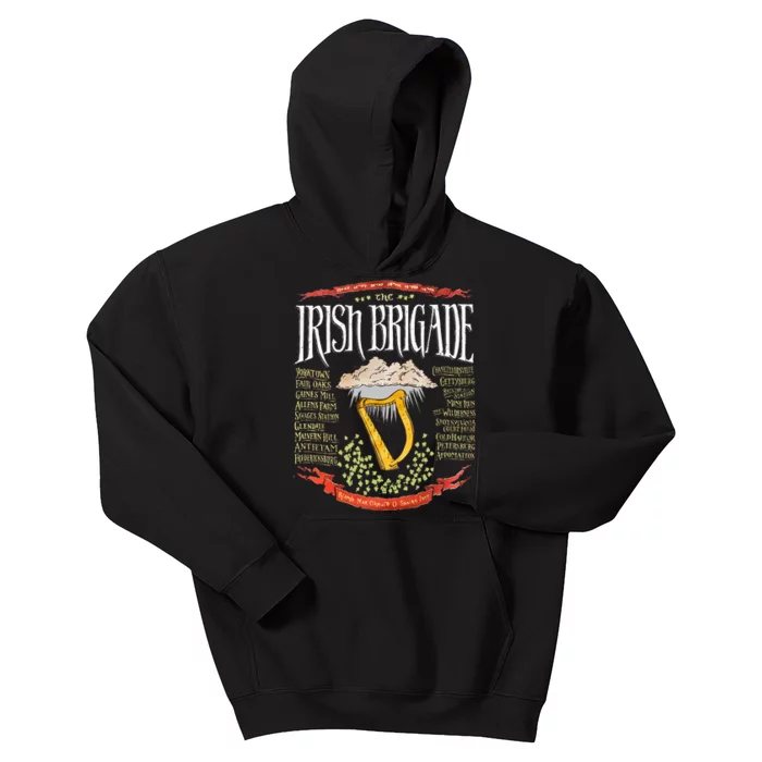 Irish Brigade Civil War Kids Hoodie