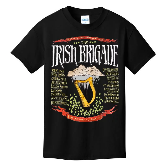 Irish Brigade Civil War Kids T-Shirt