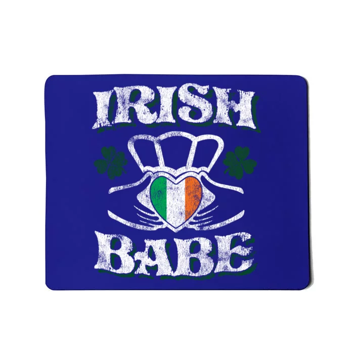 Irish Babe Claddagh Ring St Patricks Day Meaningful Gift Mousepad