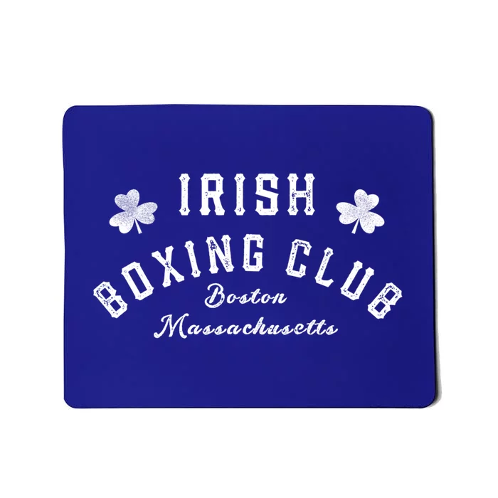 Irish Boxing Club Boston Massachusetts Cute Gift Shamrock Meaningful Gift Mousepad