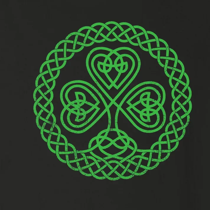 Irish Blessing Celtic Knot 4 Leaf Clover - St. Patrick's Day Toddler Long Sleeve Shirt