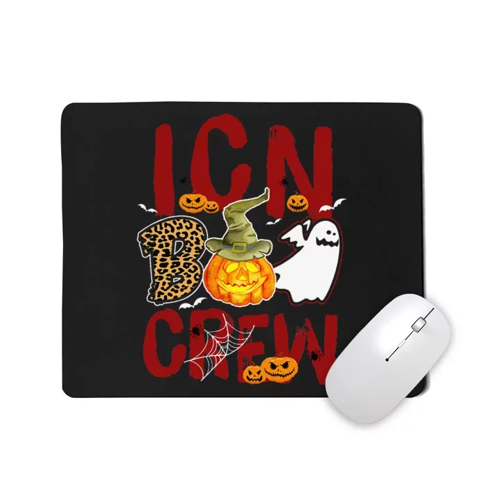 Icn Boo Crew Halloween Infection Control Nurse Match Mousepad