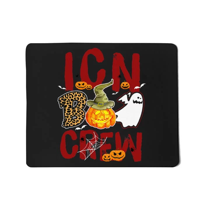 Icn Boo Crew Halloween Infection Control Nurse Match Mousepad