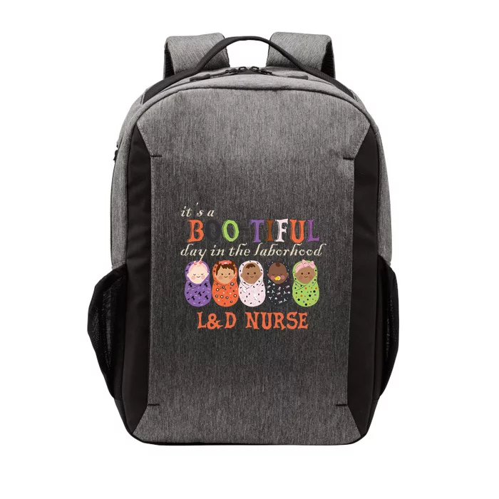 ItS Bootiful Day In The Laborhood L&D Nurse Halloween Vector Backpack