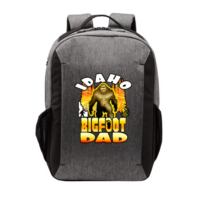 Idaho Bigfoot Dad New Sasquatch State Father's Day Gift Vector Backpack