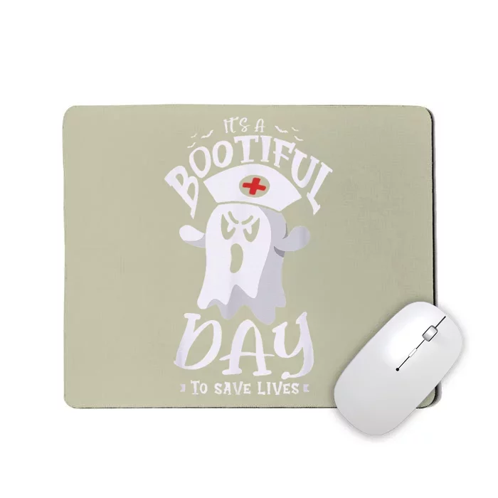 It_s Bootiful Day To Save Lives Halloween Nurses Halloween Mousepad