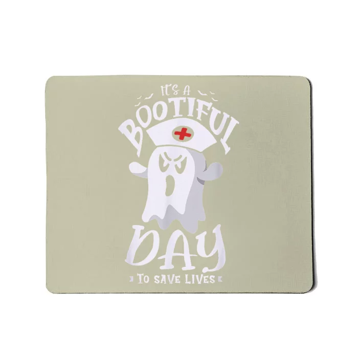 It_s Bootiful Day To Save Lives Halloween Nurses Halloween Mousepad