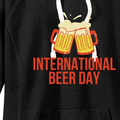 INTERNATIONAL BEER DAY Women's Fleece Hoodie