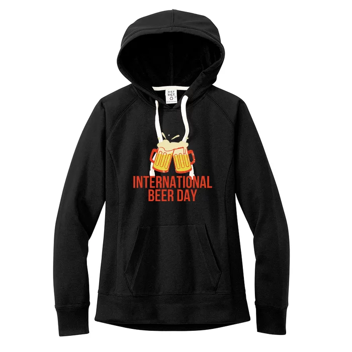 INTERNATIONAL BEER DAY Women's Fleece Hoodie