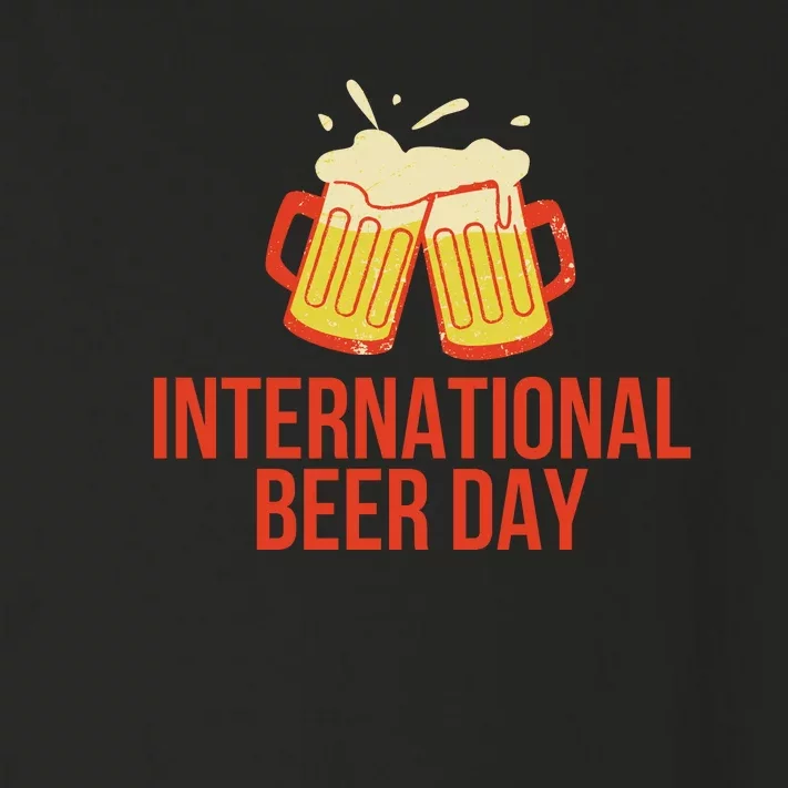 INTERNATIONAL BEER DAY Toddler Long Sleeve Shirt