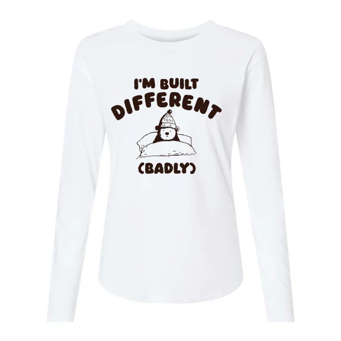 IM Built Differently Womens Cotton Relaxed Long Sleeve T-Shirt