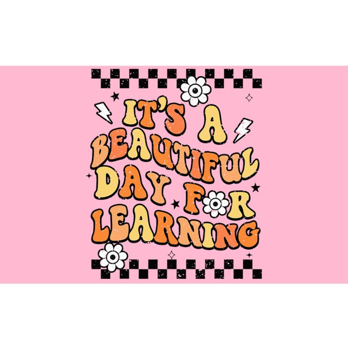 It's Beautiful Day For Learning Retro Teacher Students Bumper Sticker